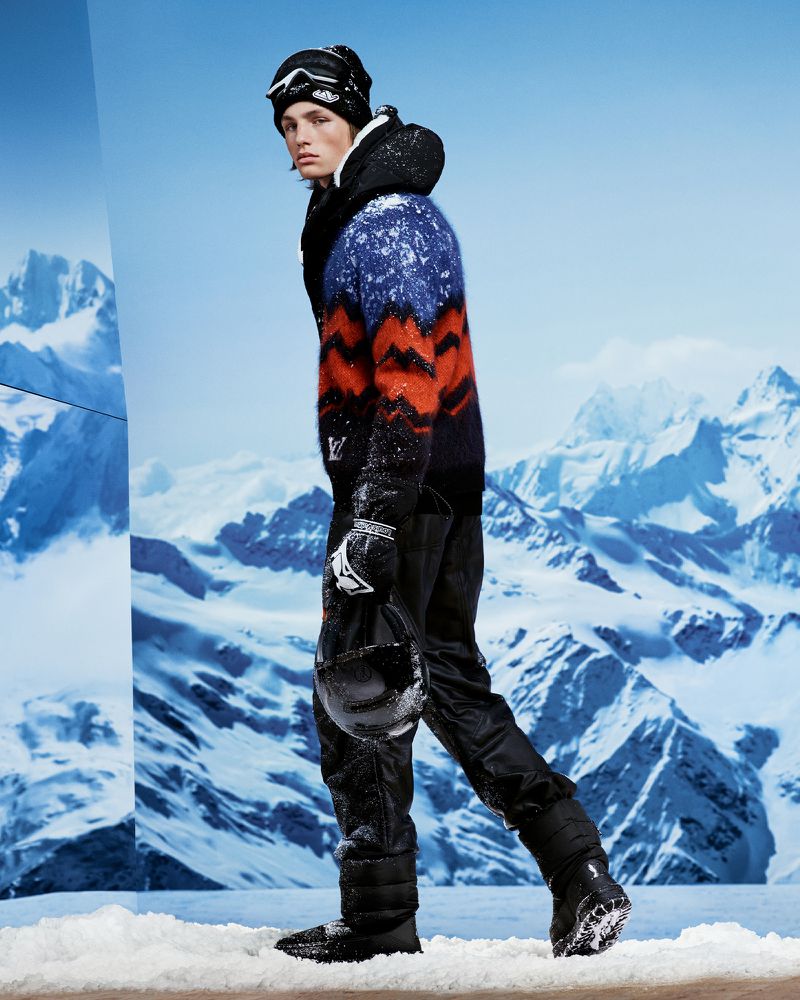 Louis Vuitton's Ski Season Spectacle: Monogrammed Peaks