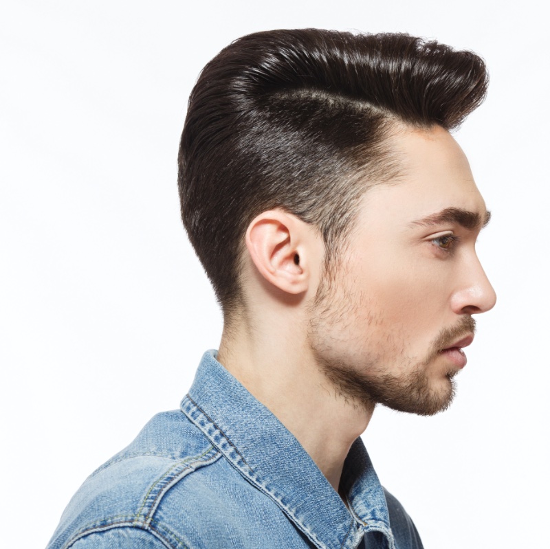 Men's Haircut and Style | Undercut Quiff - YouTube