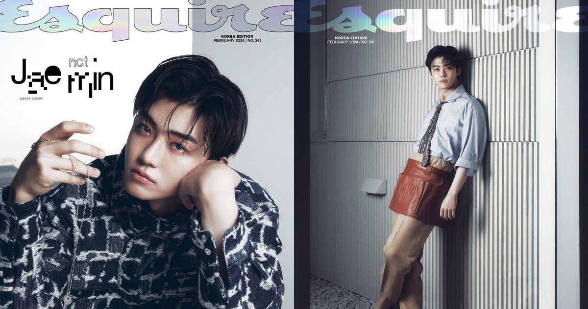 Jaemin Covers Esquire Korea in Fendi Spring 2024 Collection