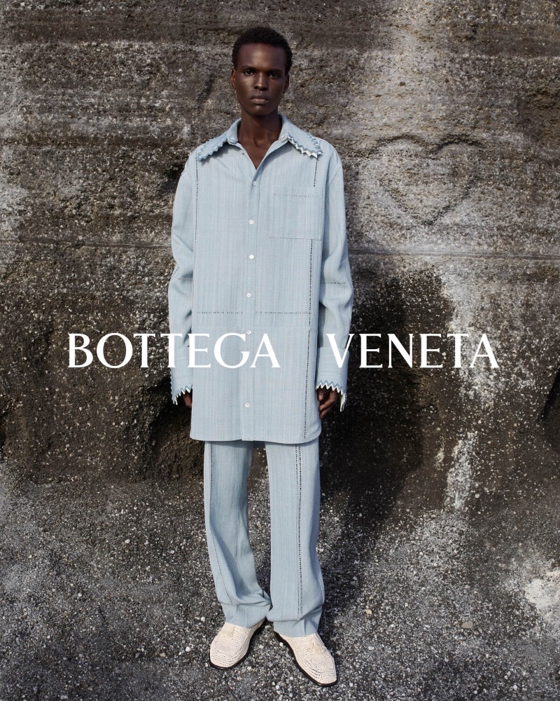 Badhiel Lony Nyang fronts the Bottega Veneta 2024 Summer Solstice campaign.