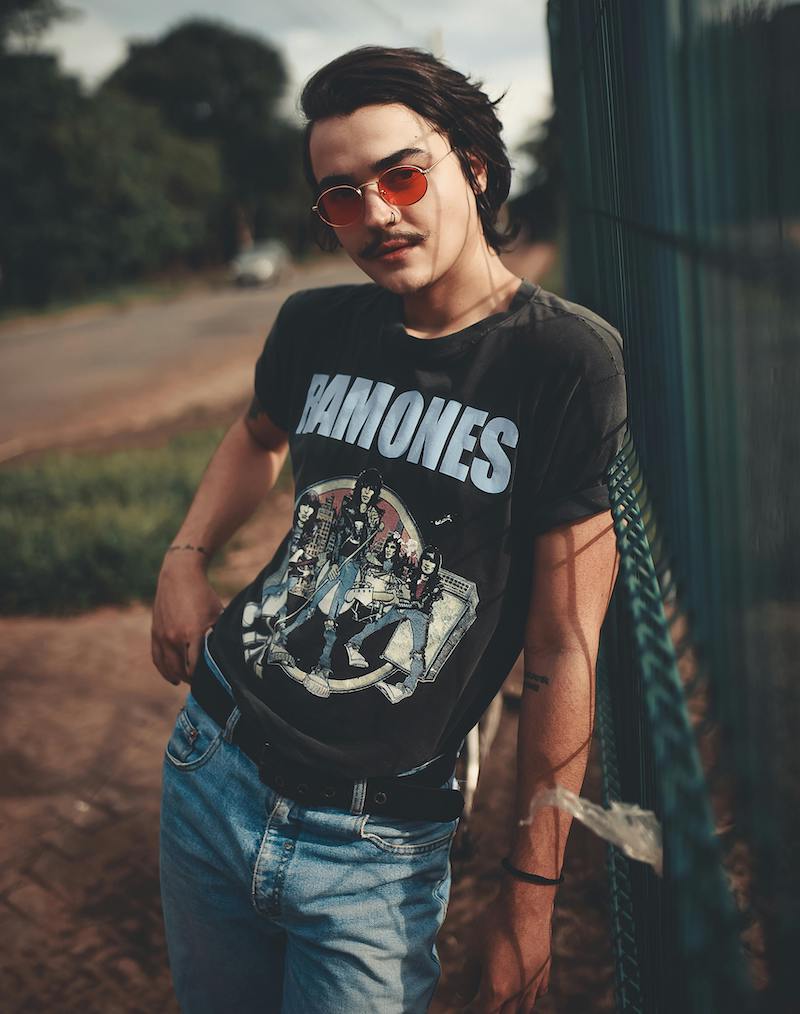Casual Outfit Ramones T-Shirt Jeans