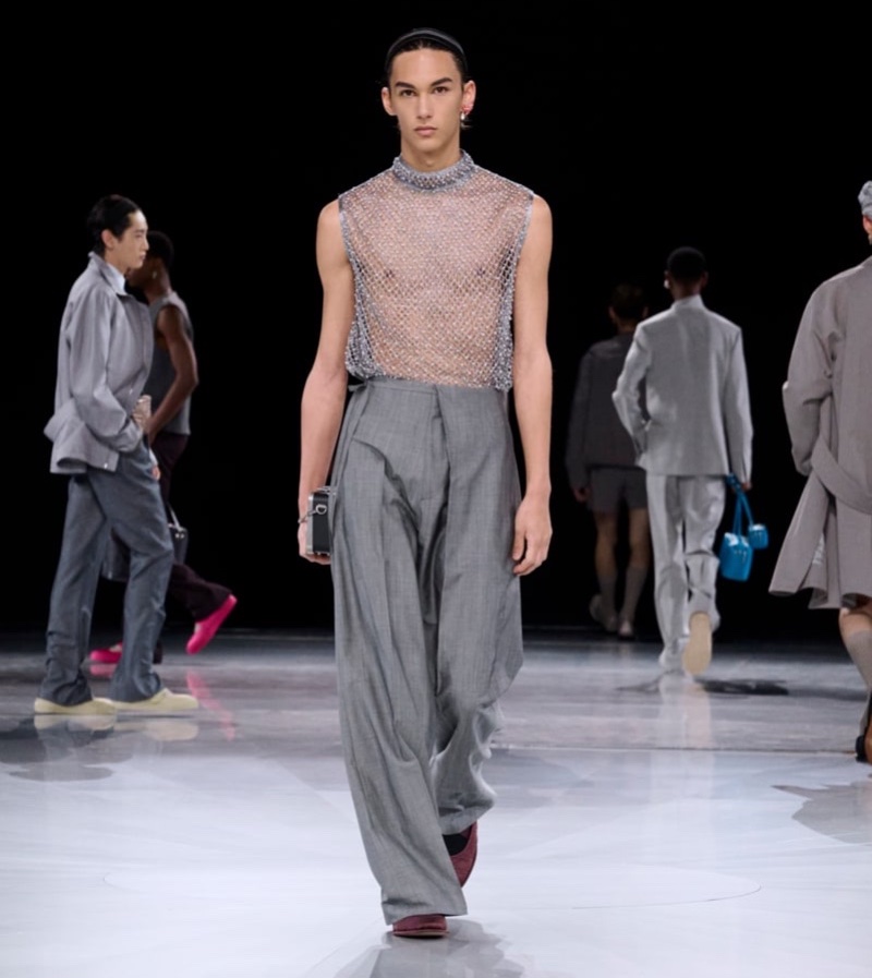 Dior fall-winter 2024 collection men's beaded top