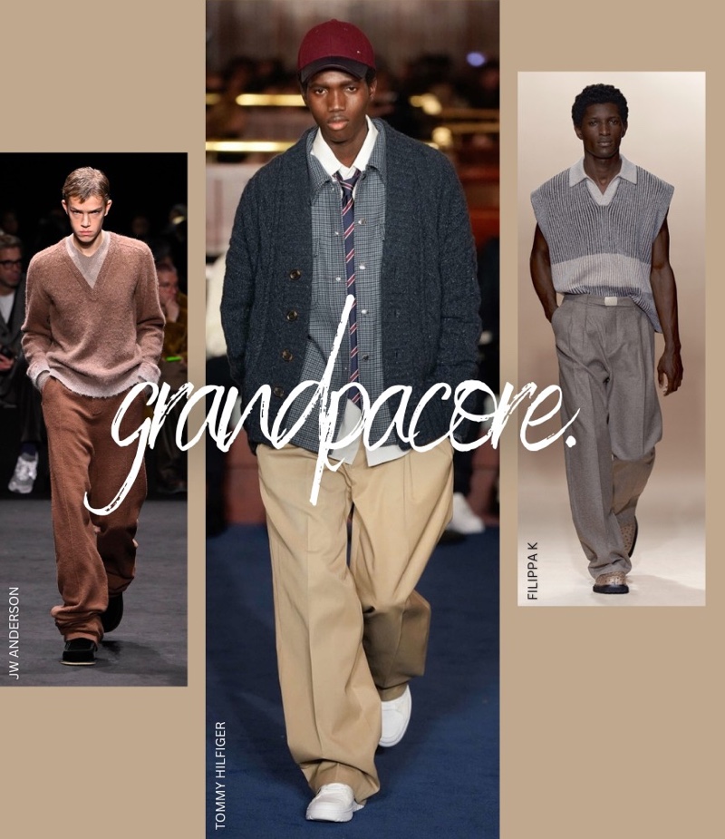 Men's Fall 2024 Fashion Trend Grandpacore