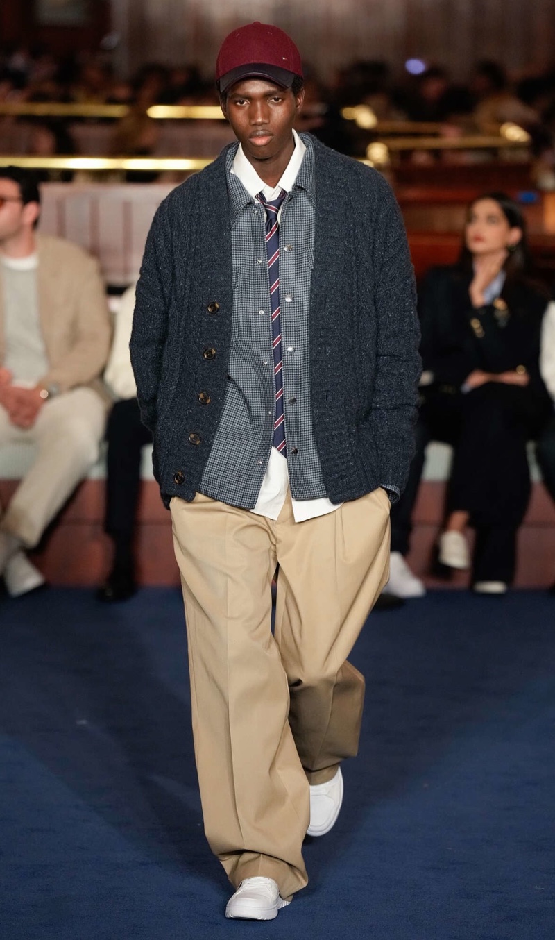 Tommy Hilfiger fall-winter 2024 collection grandpacore trend