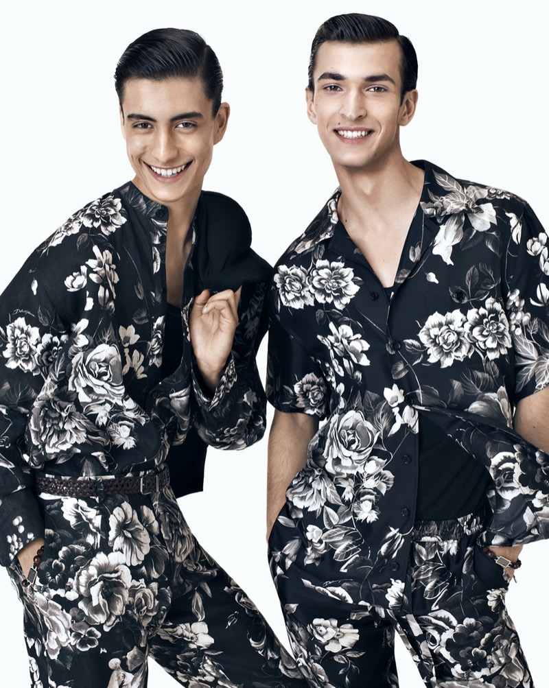 With bold floral prints, Yoesry Detre and Habib Masovic bring playful charm to Dolce & Gabbana's Palermo campaign.