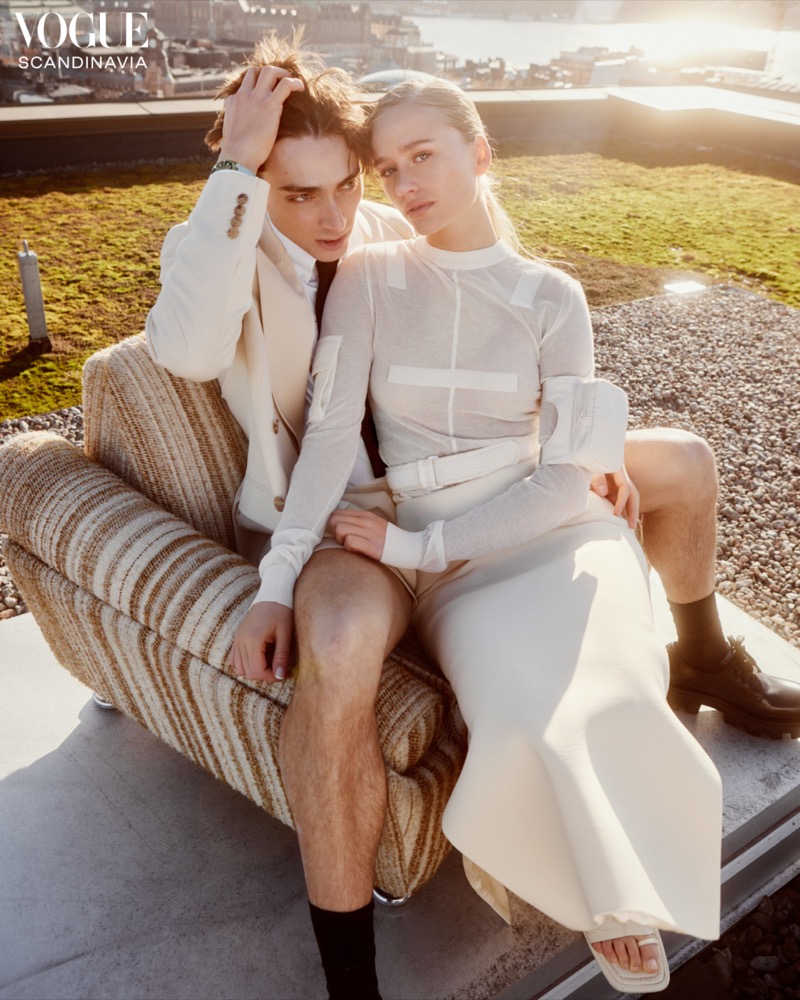 Vogue Scandinavia features Mondo Duplantis and his girlfriend Desiré Inglander.