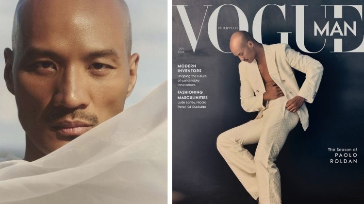 Paolo Roldan Shines on Vogue Man PH Historic First Cover