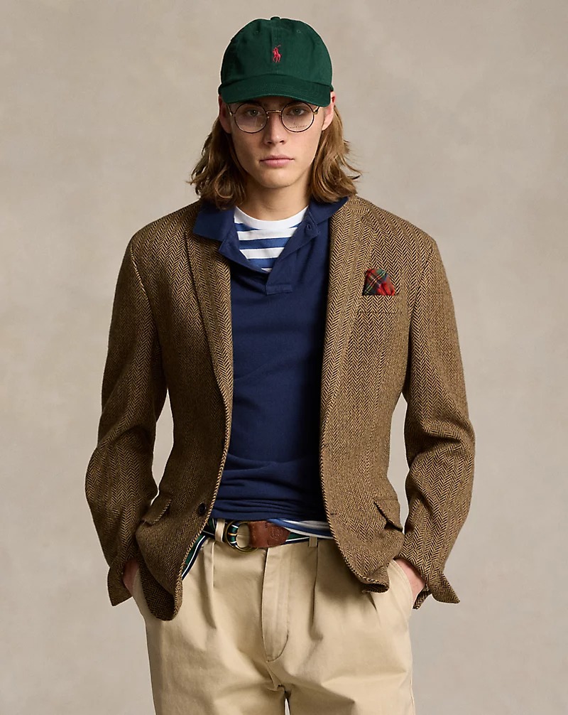 Polo Ralph Lauren herringbone jacket Ivy League style men