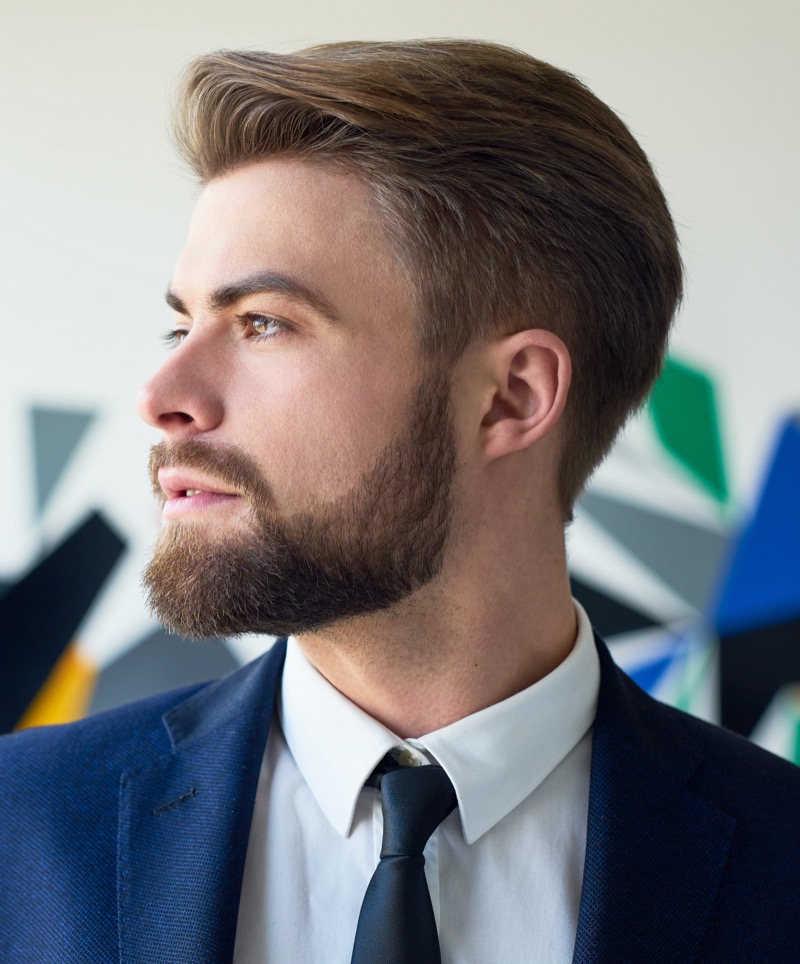 pompadour professional hairstyle men