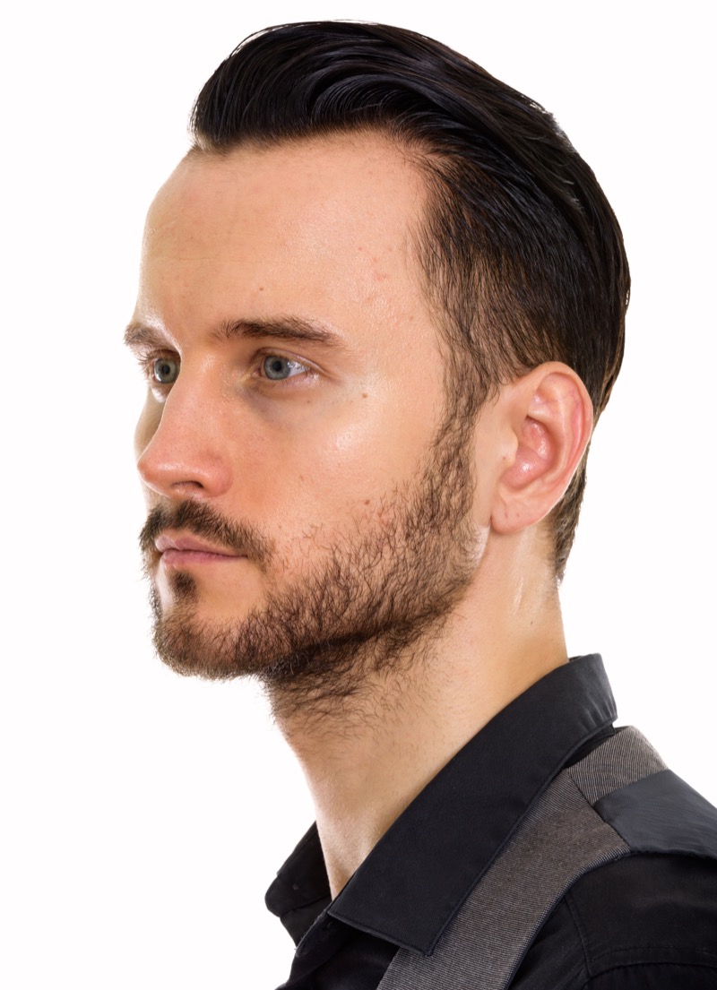 slick back professional hairstyle men