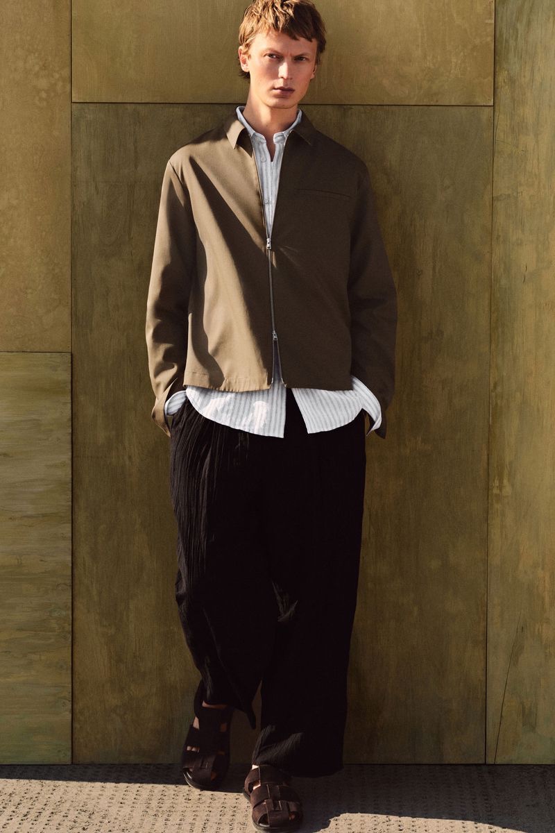 COS enlists Jonas Glöer as the face of its pre-fall 2024 collection.