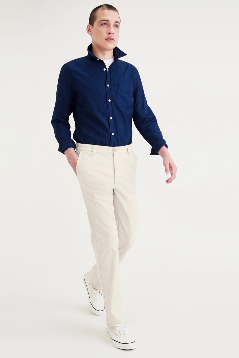 chinos nautical outfit men Dockers