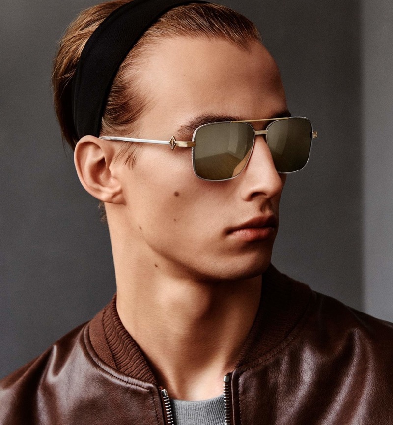 Lars Post models Dior Men’s CD Diamond S9U sunglasses.