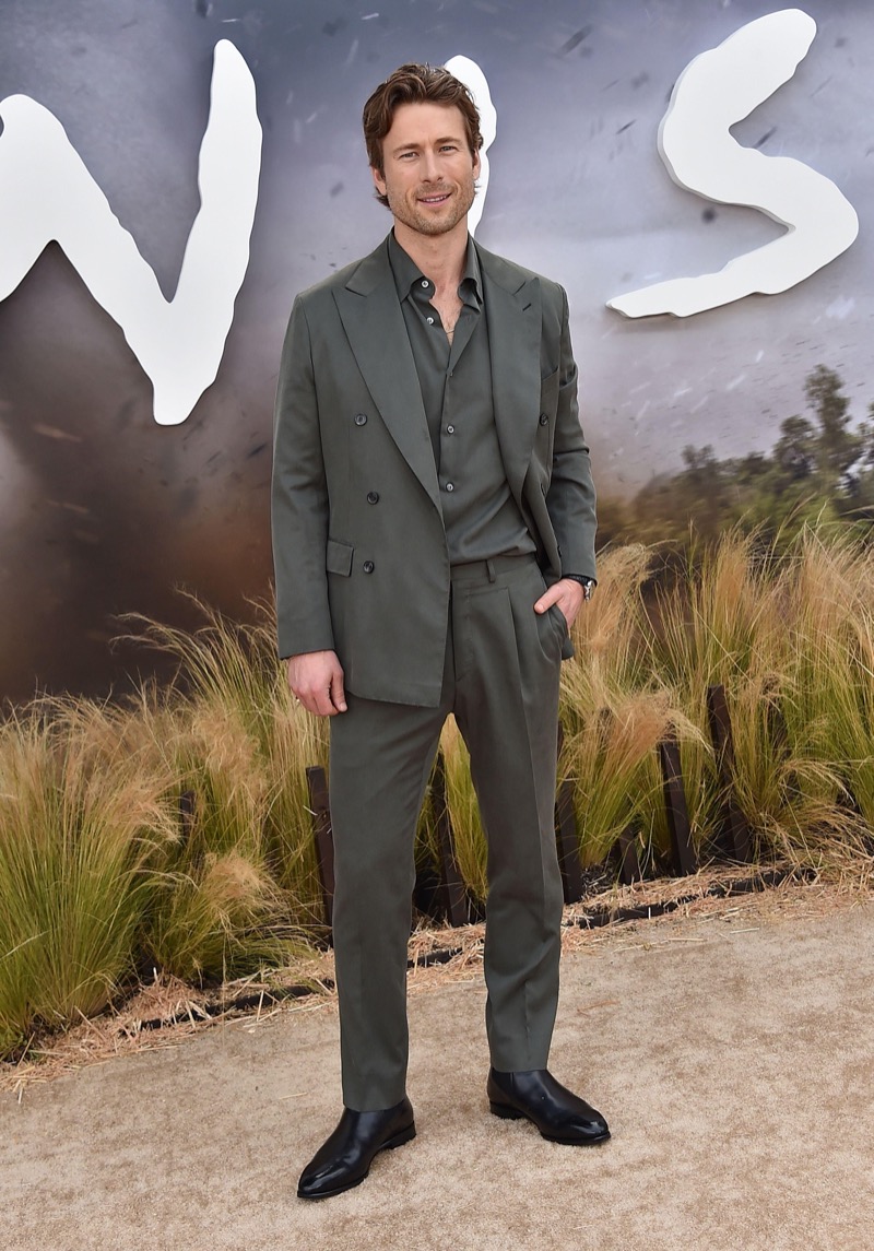 Glen Powell Twisters Los Angeles Premiere 2024