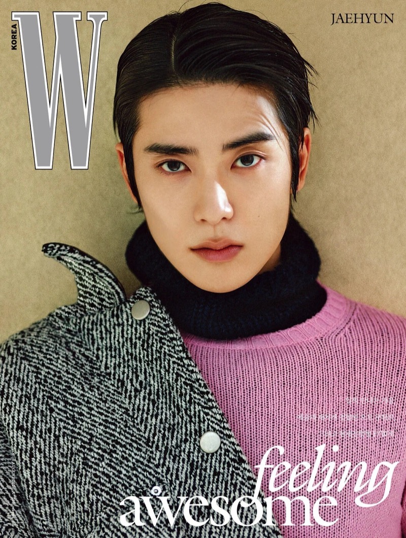 Jaehyun covers the August 2024 issue of W Korea in a Prada look.