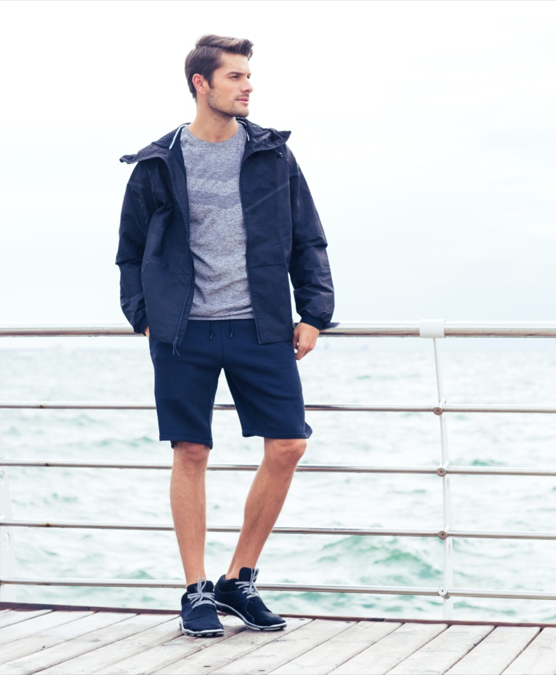 sporty outfit men nautical style