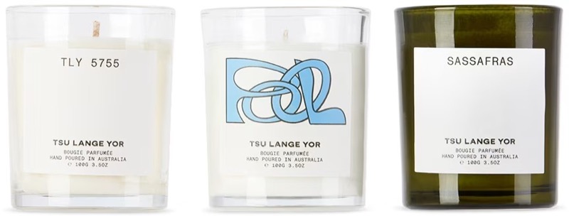 TSU LANGE YOR’s core offering includes soy wax candles hand poured in Australia.