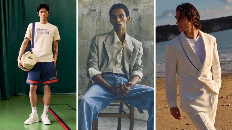 Sanggun Lee for the Lacoste Heritage Paris 1924 collection, Matthew Seymour for the AMI spring-summer 2025 collection, and Peter Meyer for the Brunello Cucinelli high summer 2024 collection.