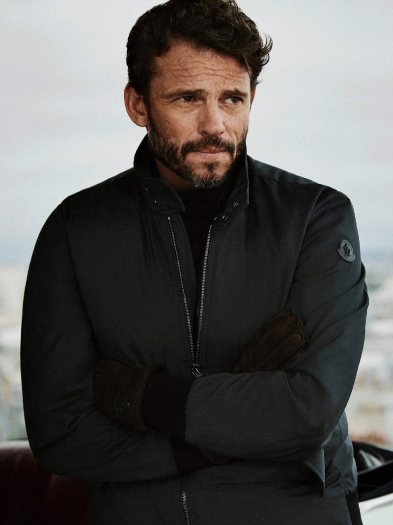 French actor Arnaud Binard fronts Moncler’s fall-winter 2024 campaign. 