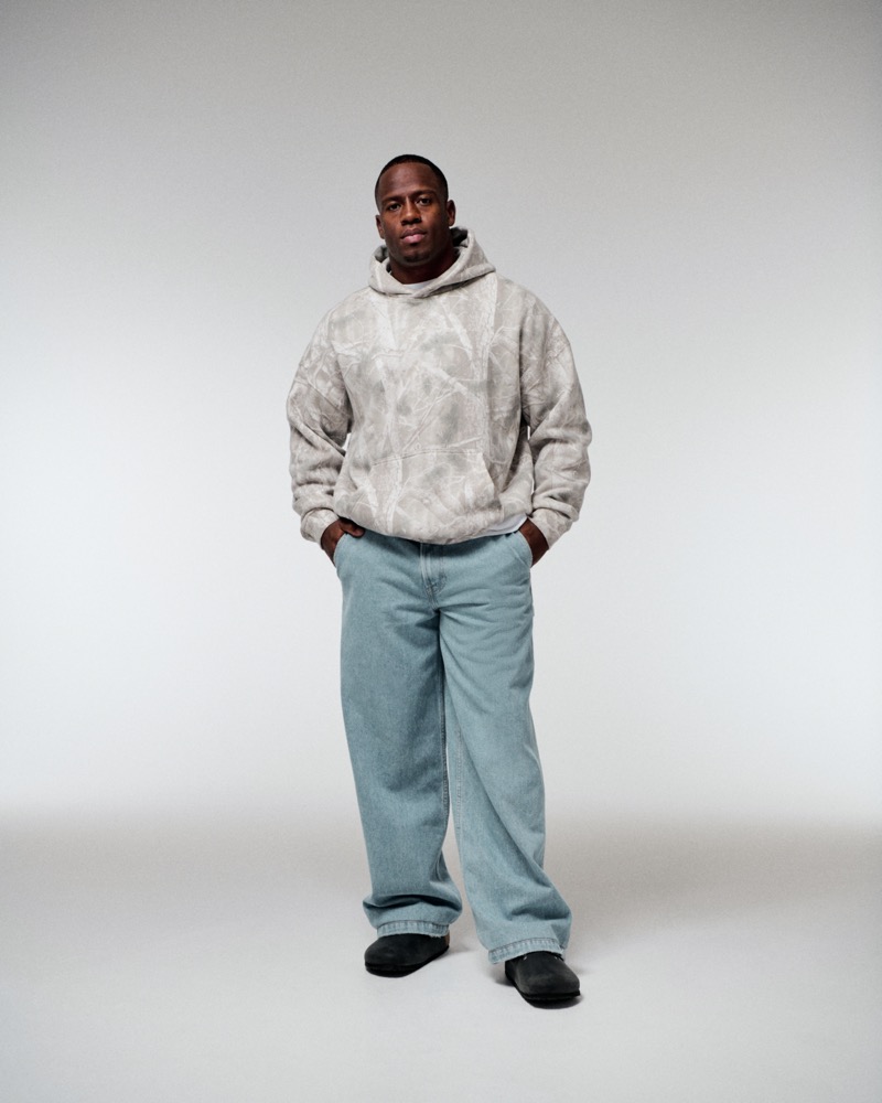 Nick Chubb Abercrombie & Fitch NFL Campaign Fall 2024