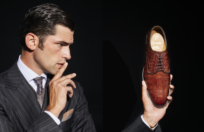 Allen Edmonds unveils its Reserve collection campaign featuring model Sean O’Pry and the Reserve Maxwell Derby.