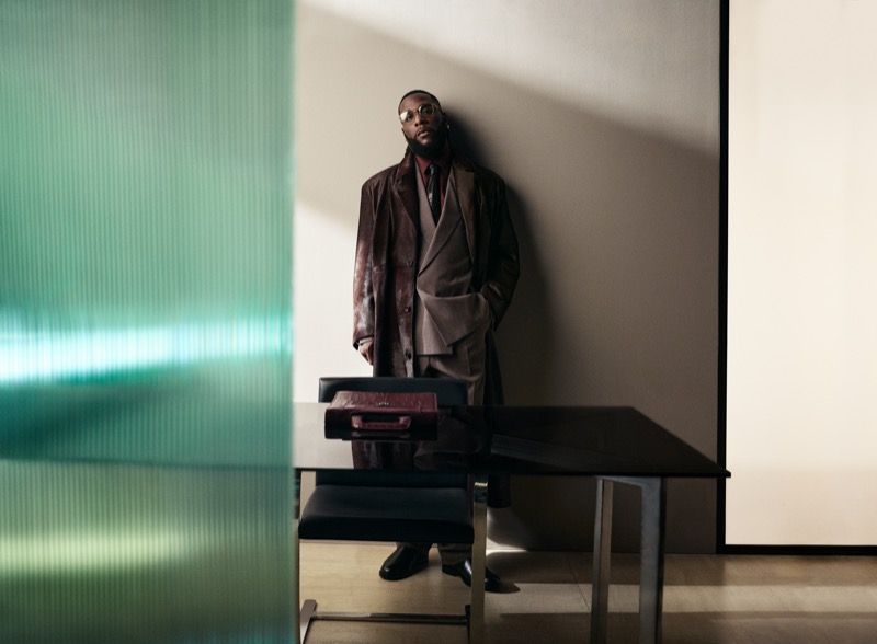 Burna Boy is an elegant vision for BOSS’ fall-winter 2024 campaign.