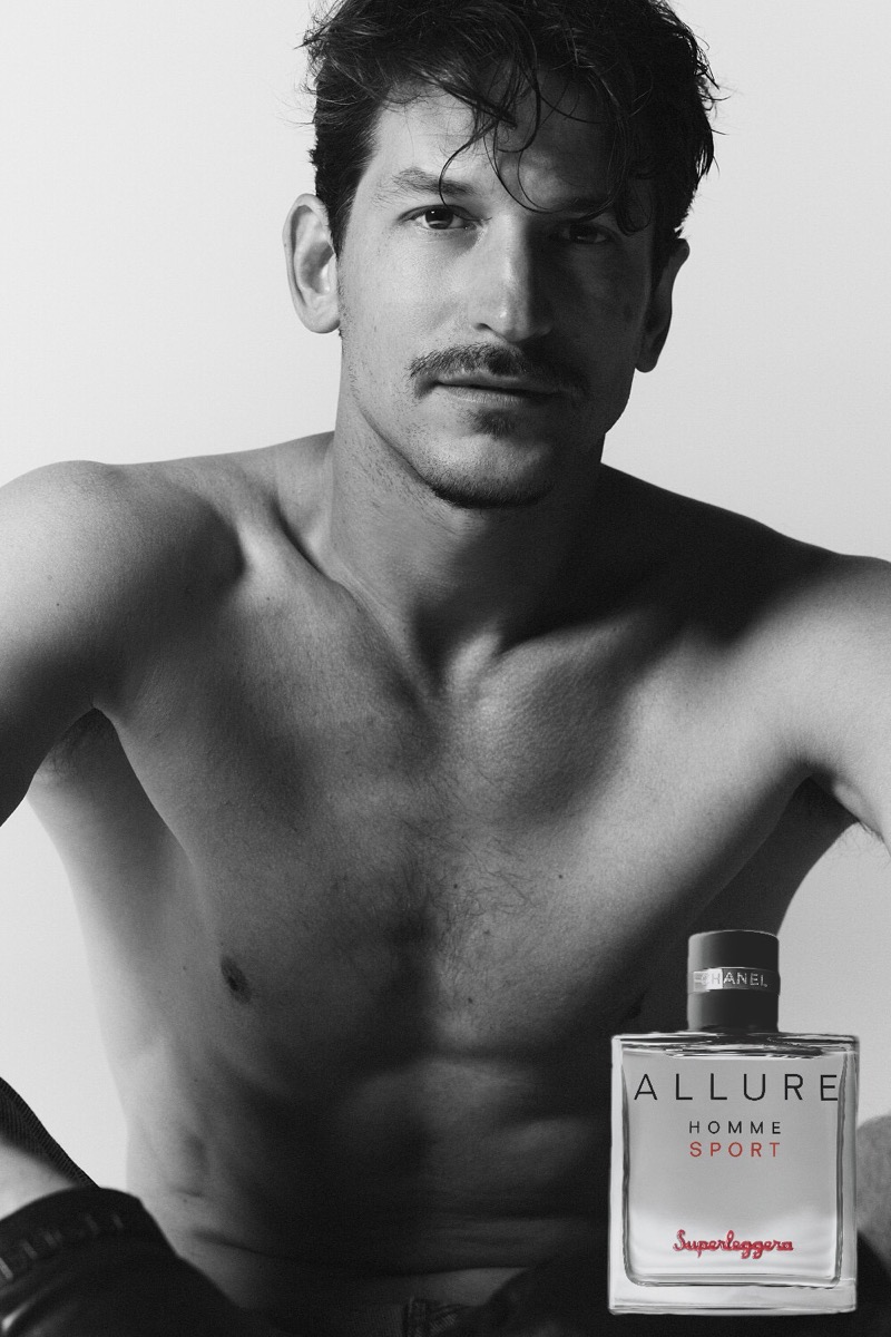 Chanel unveils its Allure Homme Sport Superleggera campaign featuring model Jarrod Scott.