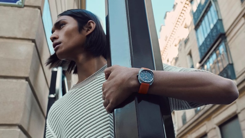 Hermès embraces a splash of color with its orange H08 watch.