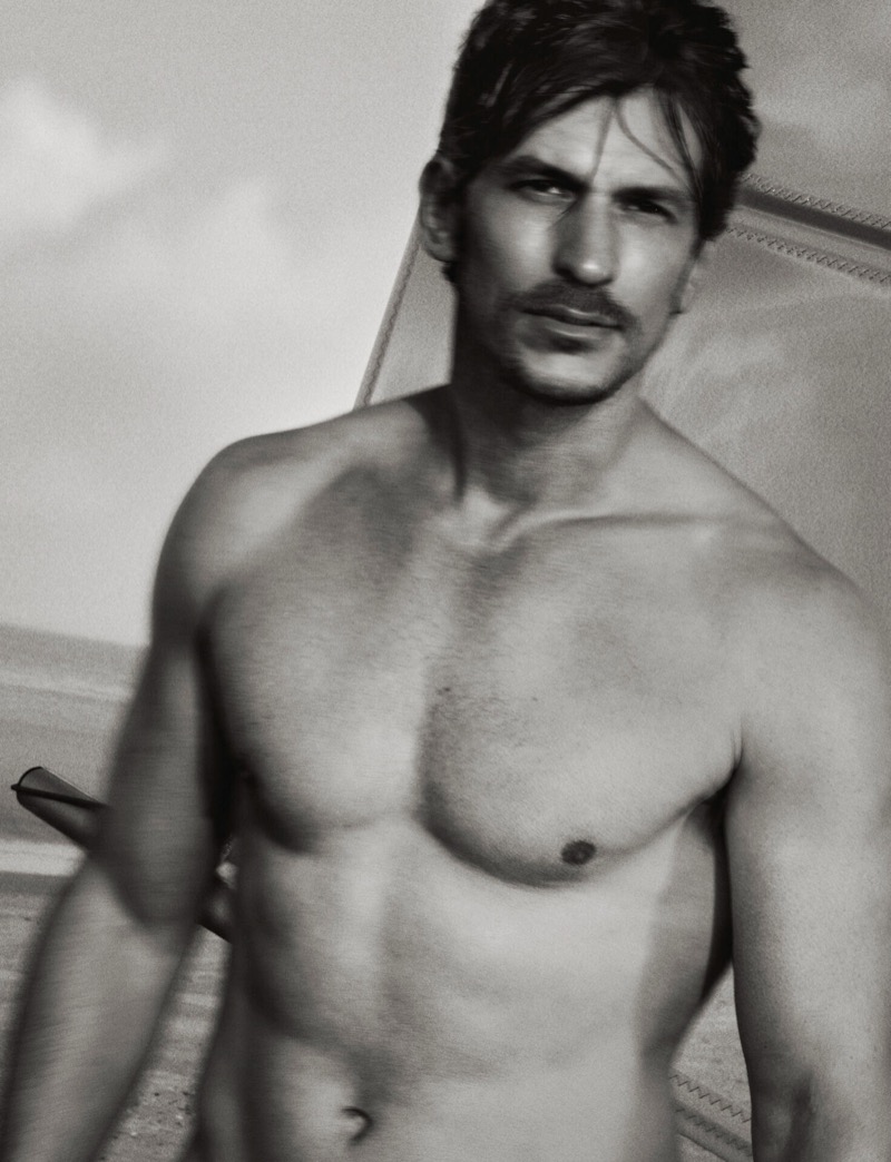 Australian model Jarrod Scott is the face of the Chanel Allure Homme Sport Superleggera ad