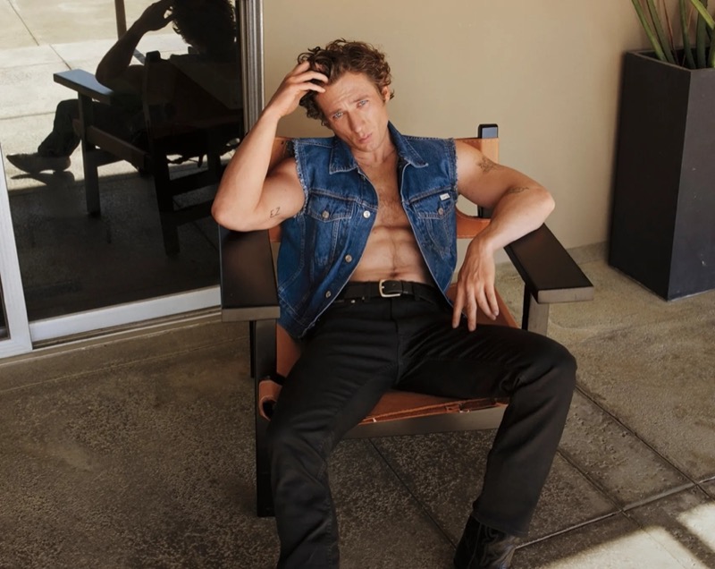 Jeremy Allen White fronts Calvin Klein’s fall 2024 advertisement.