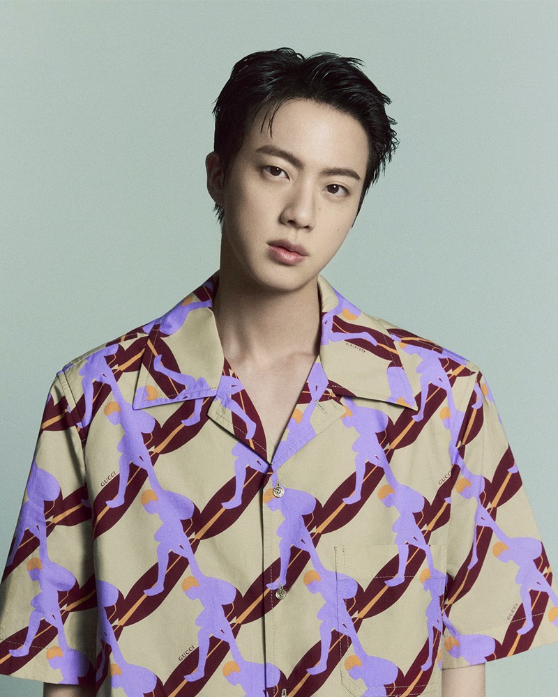 Gucci announces Jin of BTS as its newest global brand ambassador.