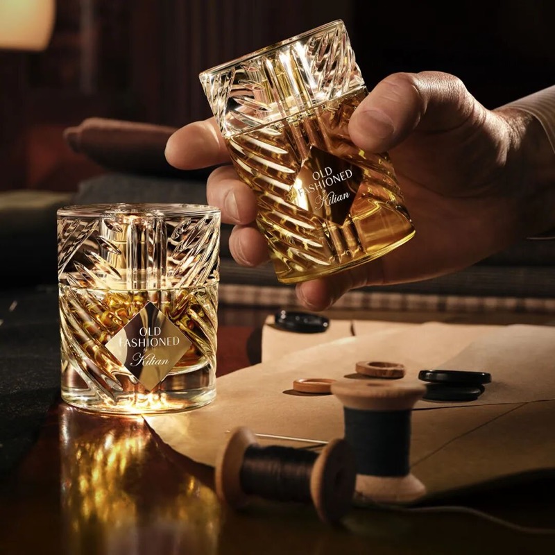 Kilian Paris compares its Old Fashioned fragrance to a fine-aged whiskey.