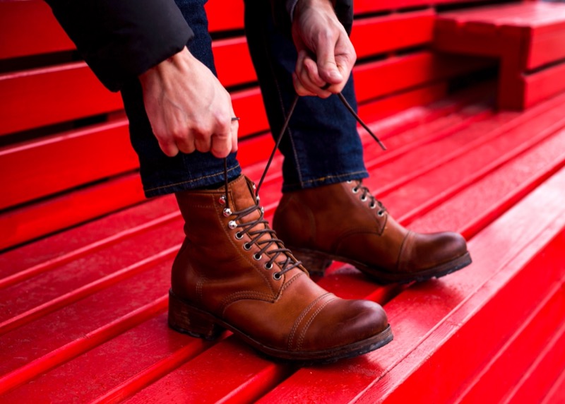 Leather boots offer both refined and rugged touches to attire. 