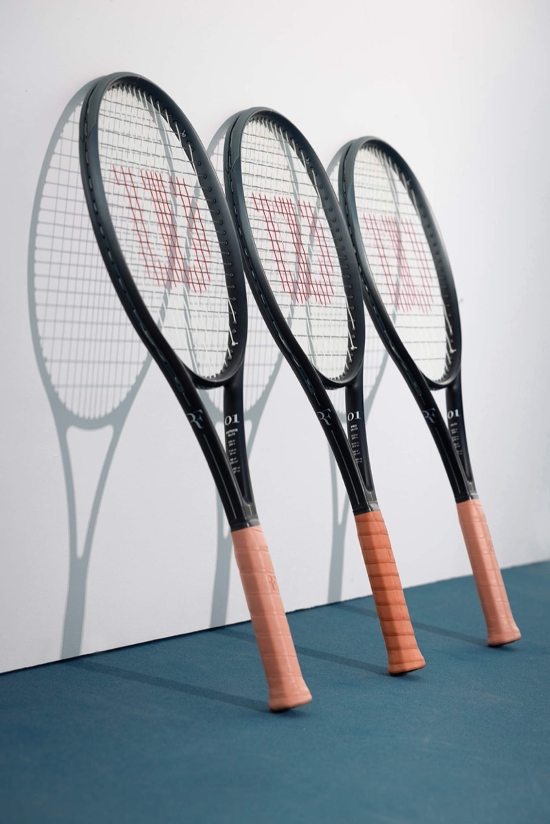 The RF Collection launches with the RF 01 line, featuring three racket models.