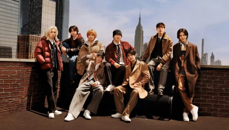 Stray Kids front Tommy Hilfiger’s fall 2024 advertisement.