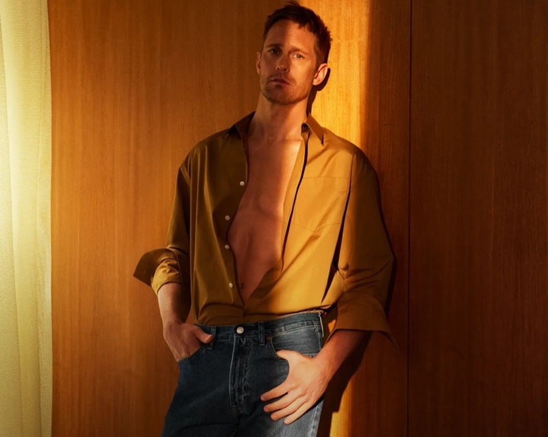 Calvin Klein enlists Alexander Skarsgård as the star of its fall 2024 campaign.