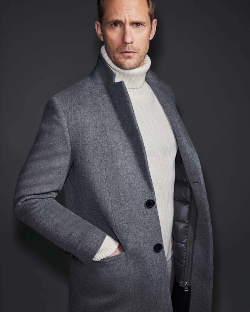 Mackage enlists Alexander Skarsgård to star in its fall-winter 2024 campaign.