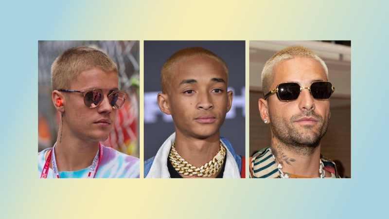 blonde buzz cut men