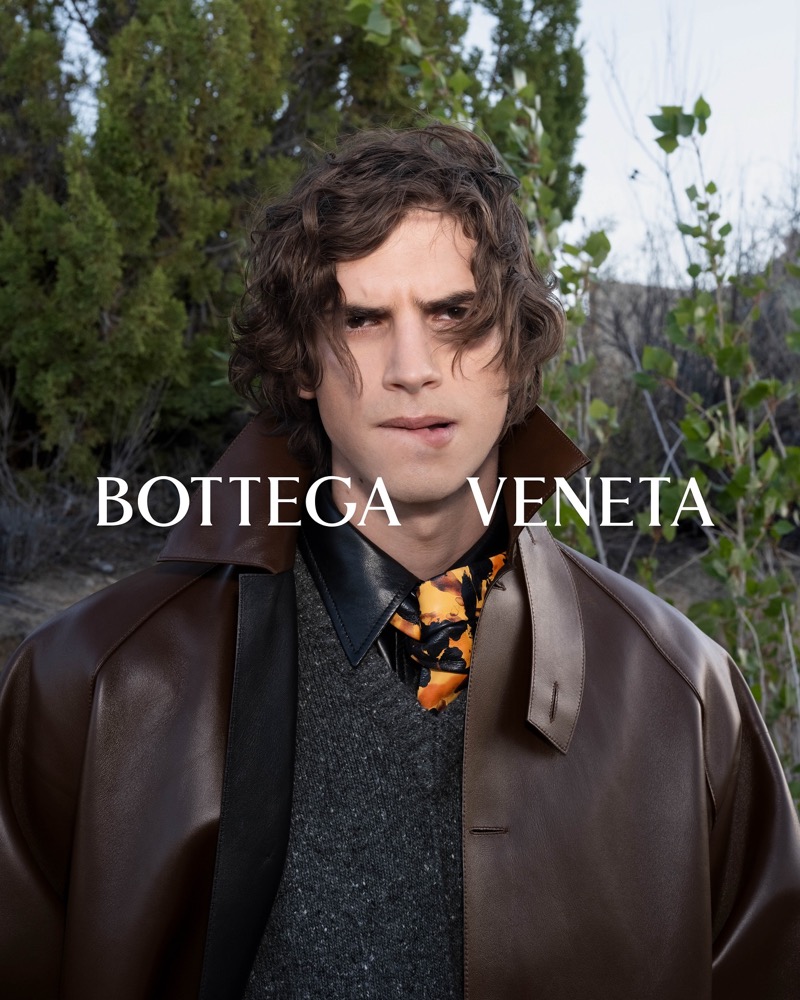 Bottega Veneta unveils its winter 2024 campaign featuring model Hedi Ben Tekaya.