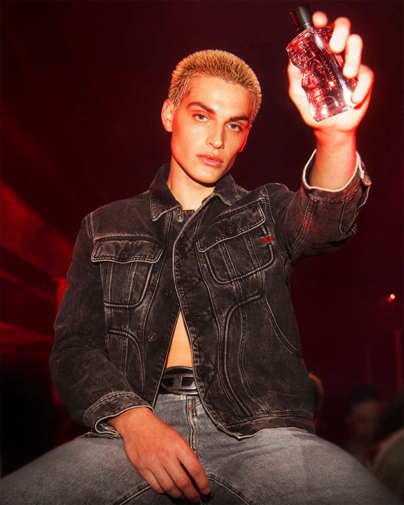 Cameron Porras fronts the Diesel D RED campaign.