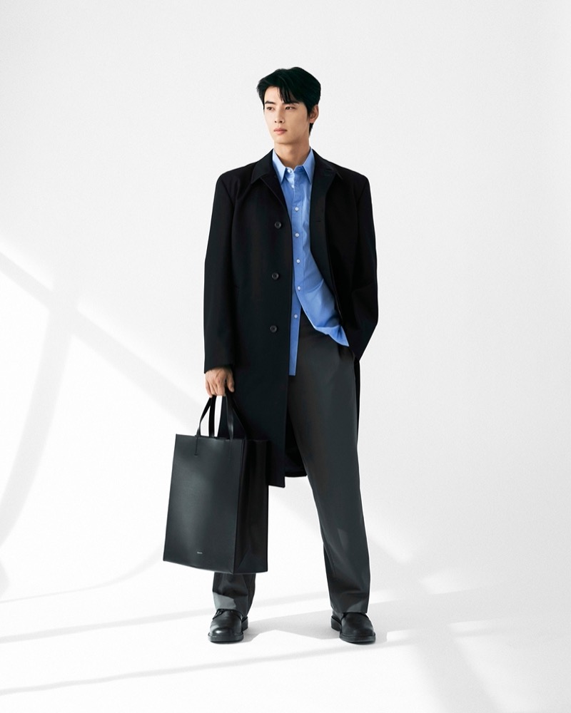 Cha Eun-woo appears in Calvin Klein’s fall 2024 campaign.