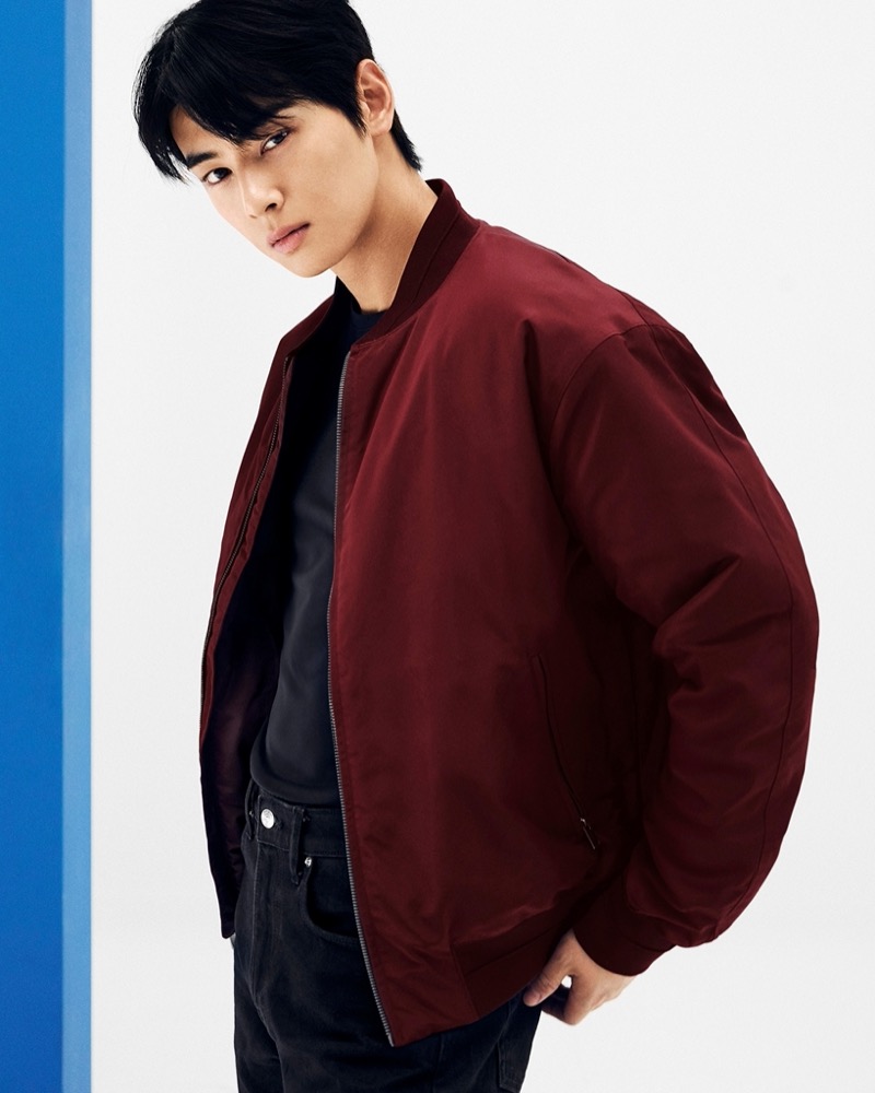 Cha Eun-woo fronts the Calvin Klein fall 2024 campaign.