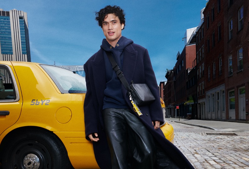 Charles Melton fronts the Coach fall 2024 advertisement.