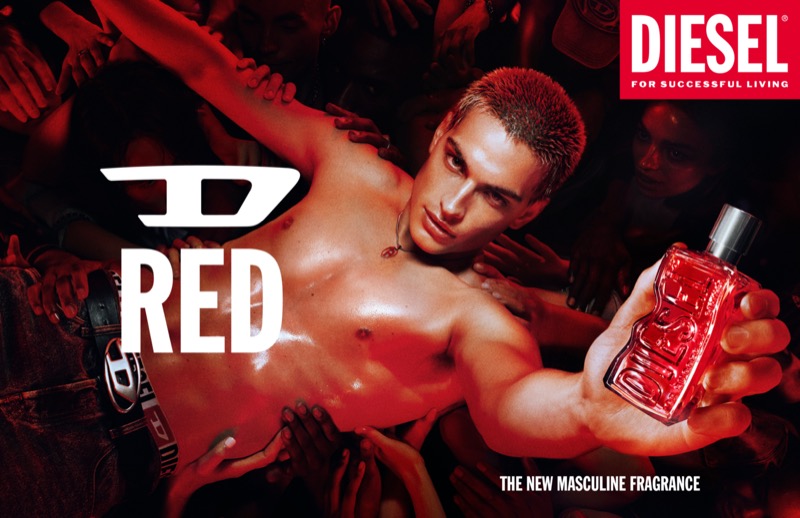 Diesel unveils its D RED fragrance advertisement starring Cameron Porras.