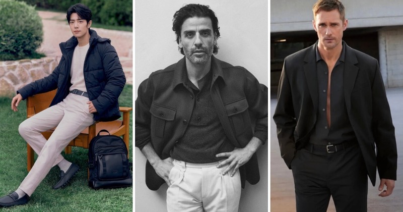 Week in Review: Xiao Zhan for Tod’s fall-winter 2024 campaign, Oscar Isaac for the Brioni fall-winter 2024 advertisement, and Alexander Skarsgård for the Calvin Klein fall-winter 2024 campaign.