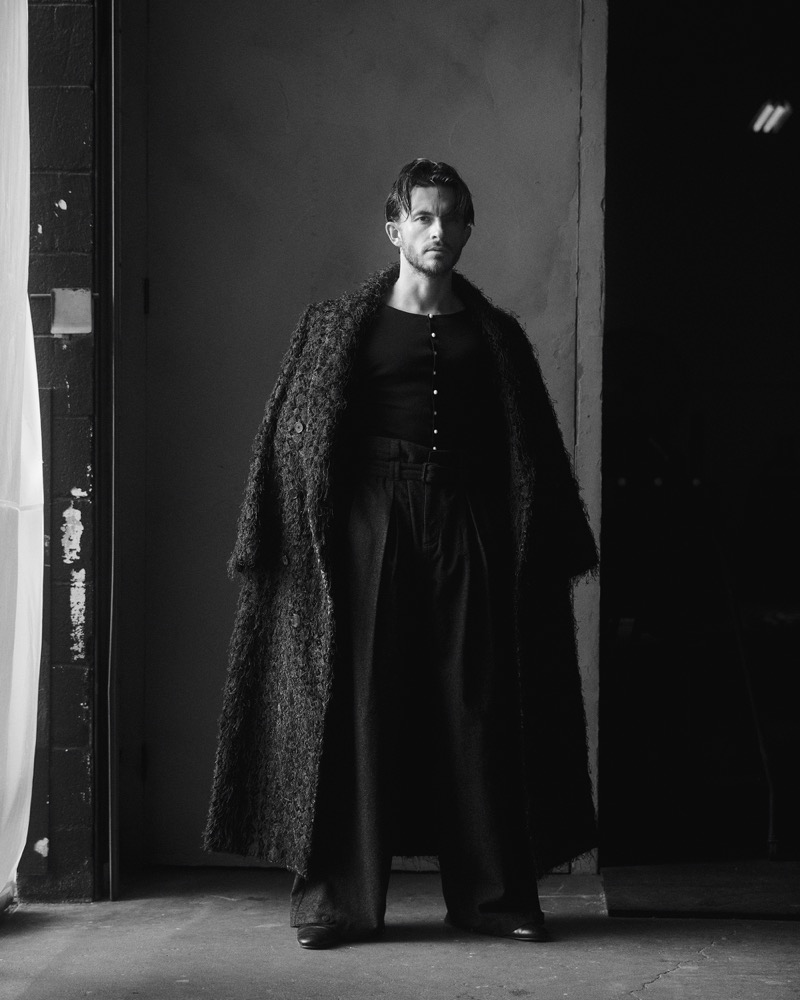 VMAN features Jonathan Bailey in a fall-winter 2024 outfit by Givenchy.