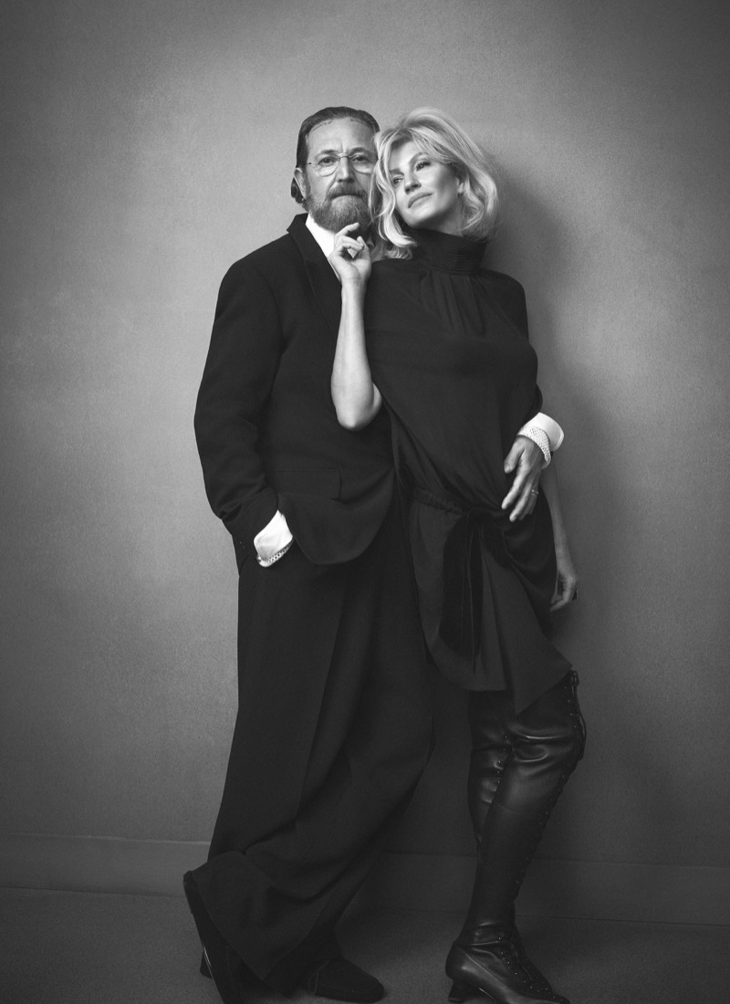 Steven Meisel photographs Stefano Pilati and Gisele Bündchen for the designer’s new Zara collection.