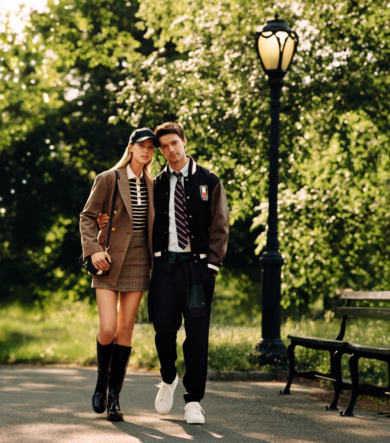 Tommy Hilfiger enlists couple Abby Champion and Patrick Schwarzenegger to front its fall 2024 campaign.