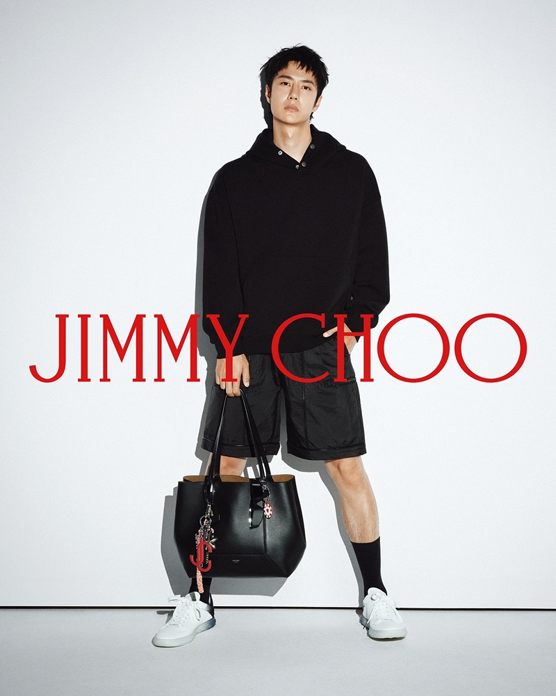 Chinese actor Wang Yibo fronts Jimmy Choo’s new fall 2024 campaign. 