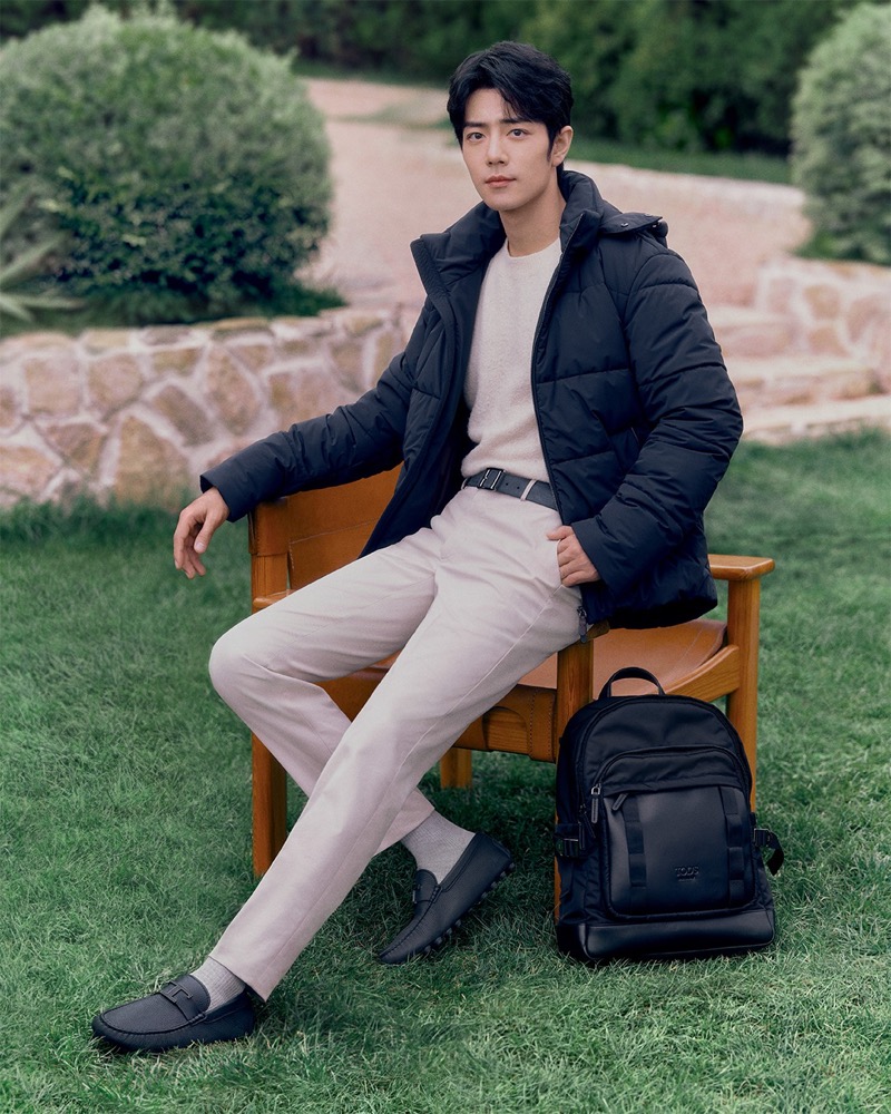 Tod’s enlists Xiao Zhan as the star of its fall-winter 2024 campaign.